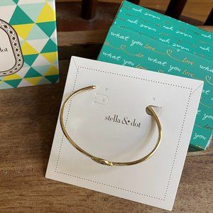 Pave Protective Eye Cuff Bracelet Stella & Dot NIB